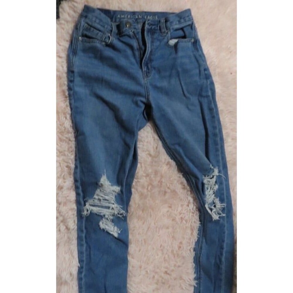 distressed jeans